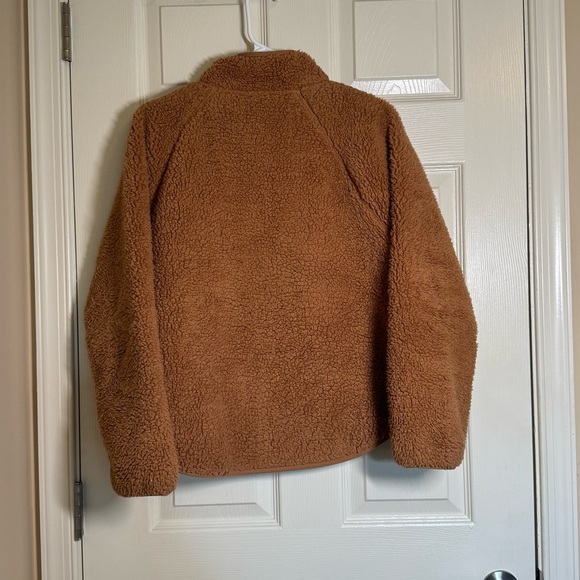 Sonoma Tan Teddy Jacket with Button Closure - Picture 3 of 6
